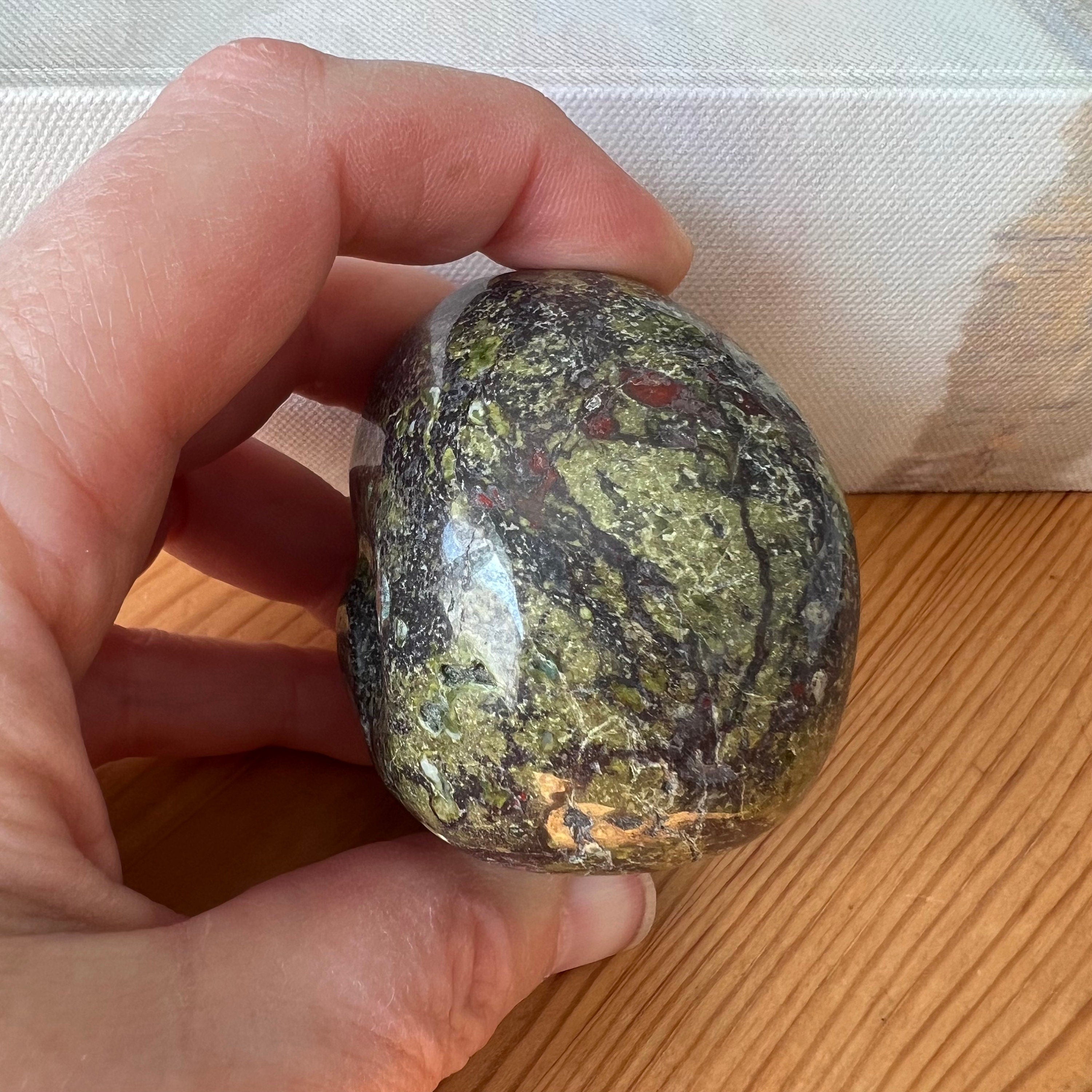 Sweet Brazilian Dragon's Blood Jasper Crystal Skull