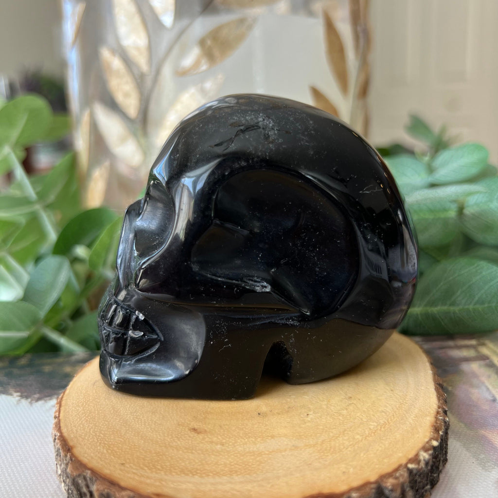 Handsome Brazilian Obsidian Crystal Skull