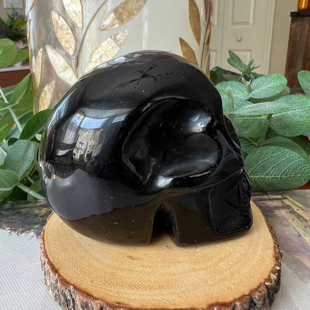 Handsome Brazilian Obsidian Crystal Skull