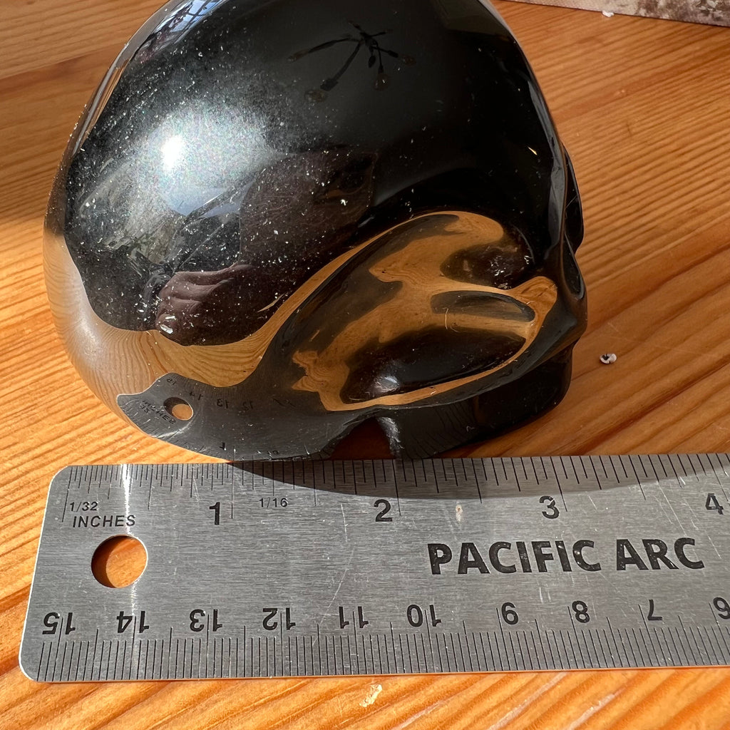 Handsome Brazilian Obsidian Crystal Skull