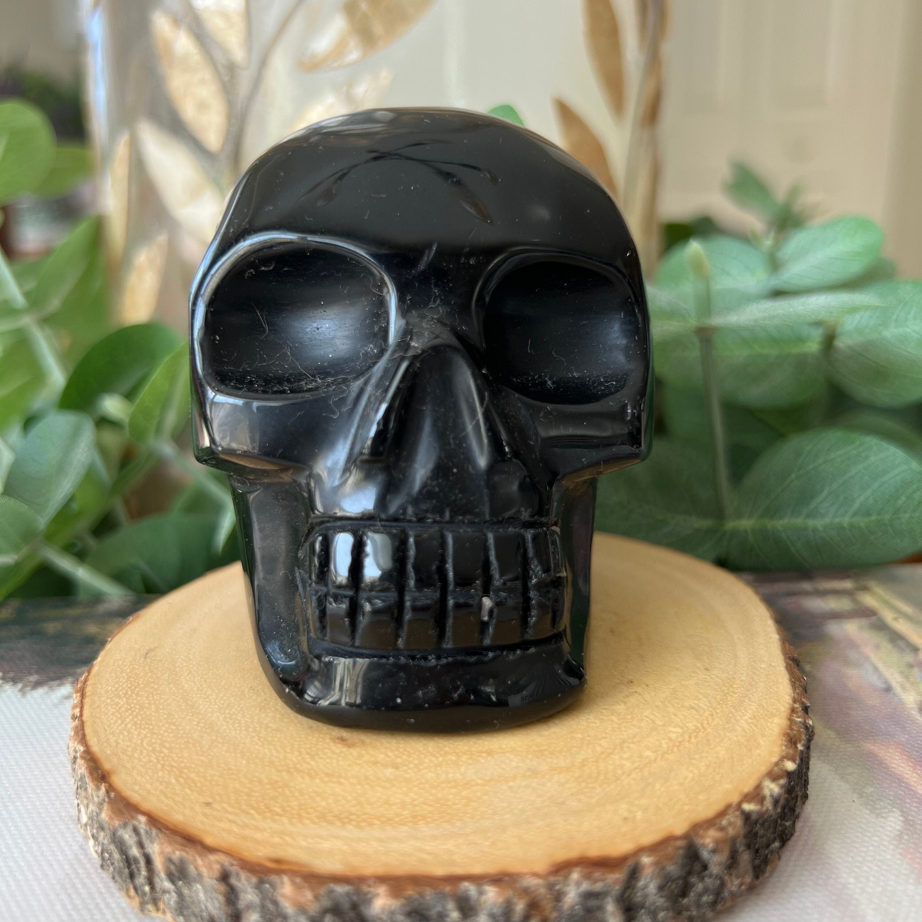 Handsome Brazilian Obsidian Crystal Skull