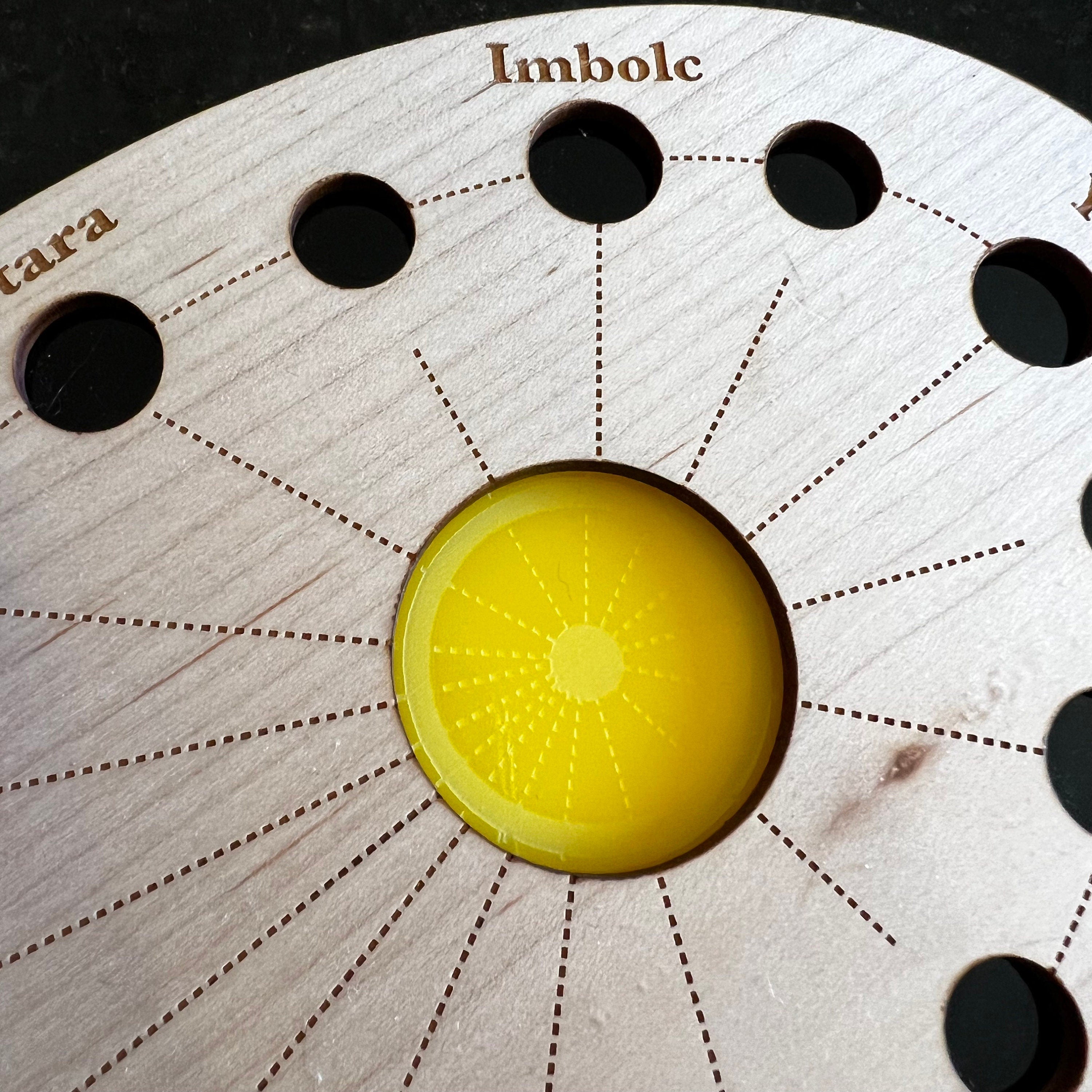 Wheel of The Year Sabbat Tracker: Alder Wood Pagan Calendar