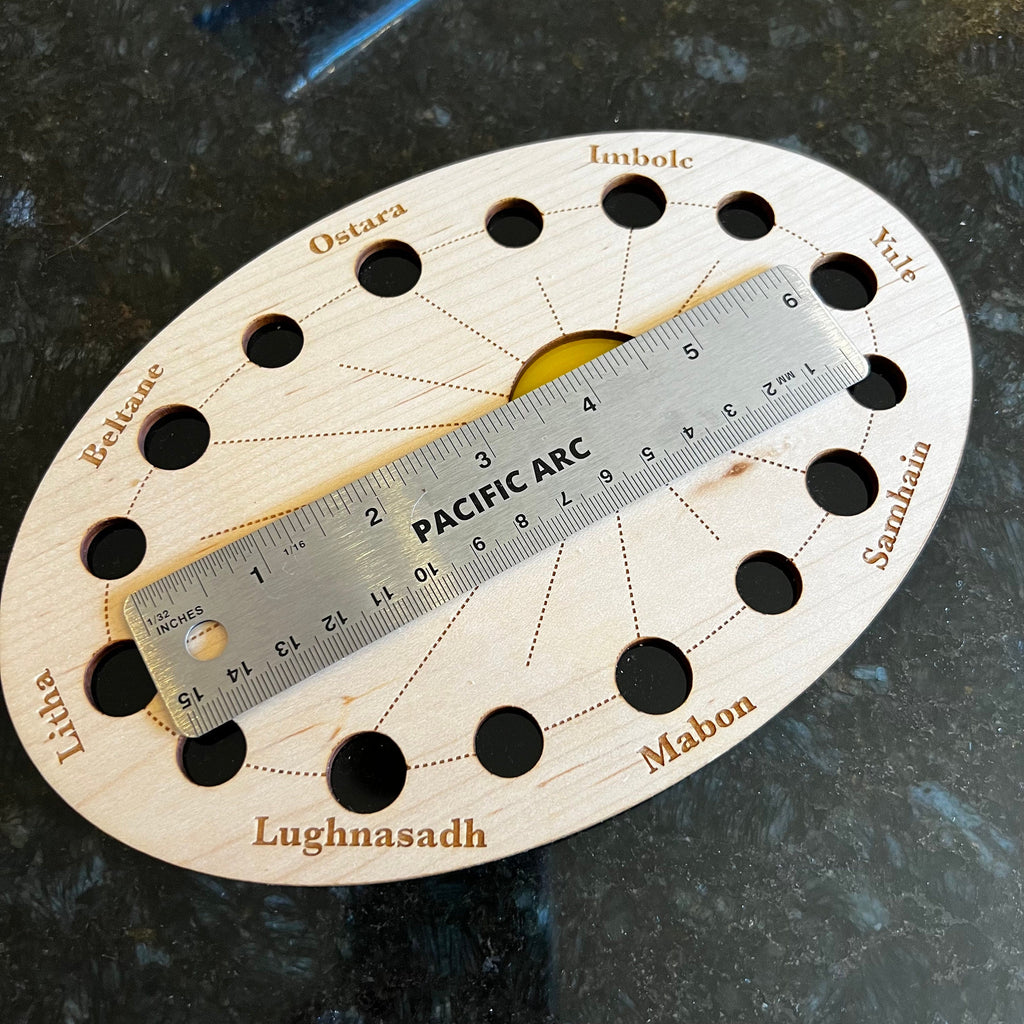 Wheel of The Year Sabbat Tracker: Alder Wood Pagan Calendar