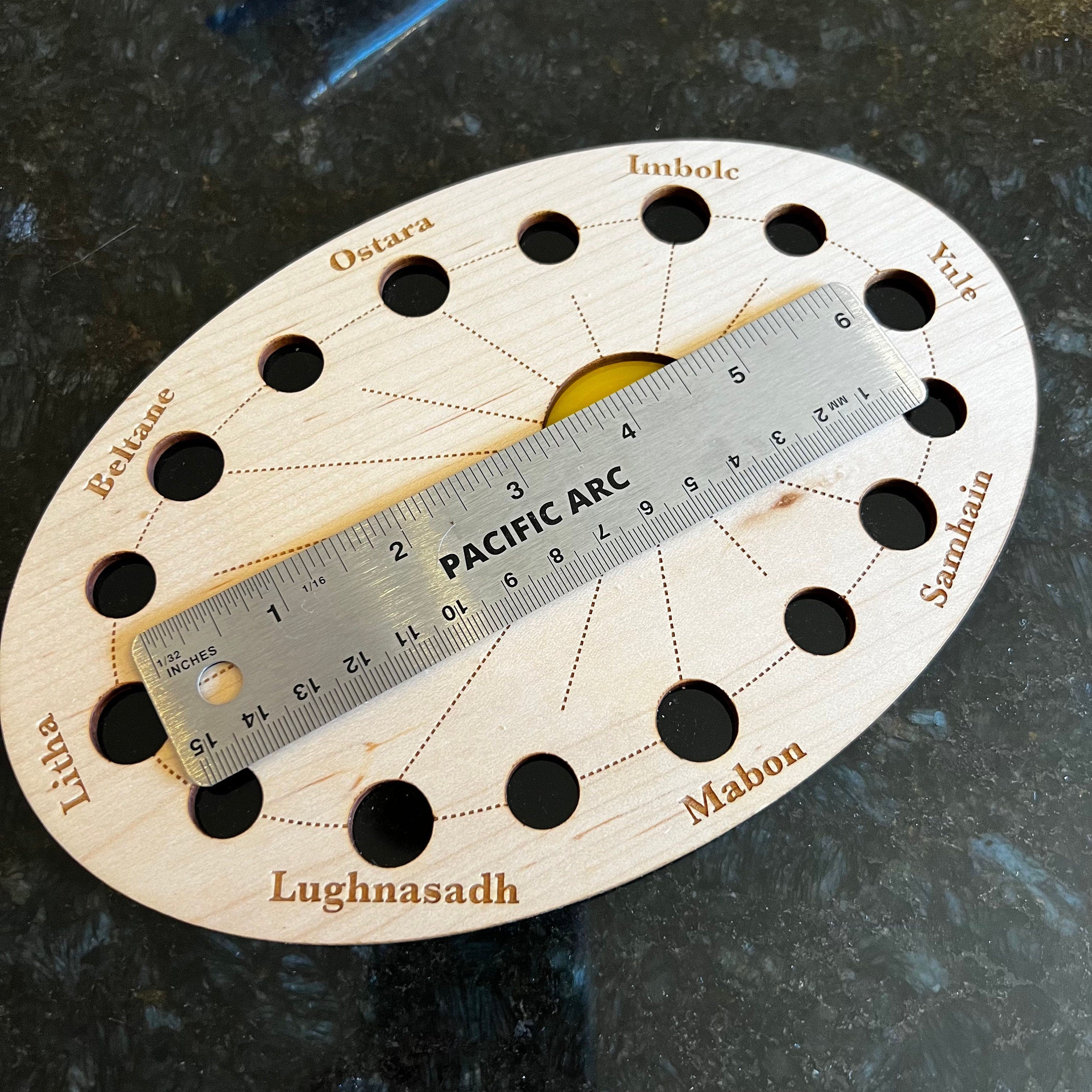 Wheel of The Year Sabbat Tracker: Alder Wood Pagan Calendar