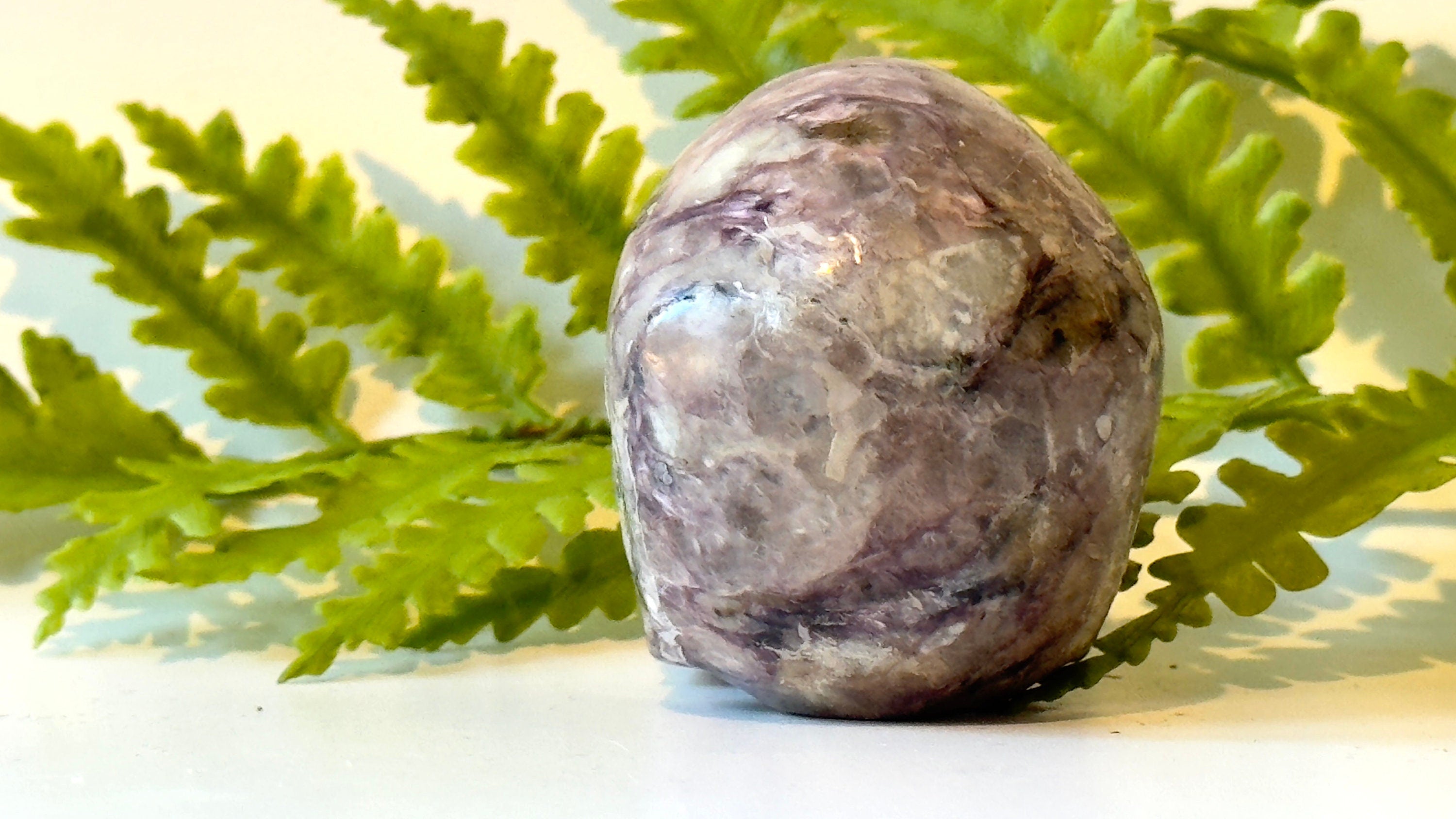 Charoite Crystal Skull, 2", Exquisitely Carved