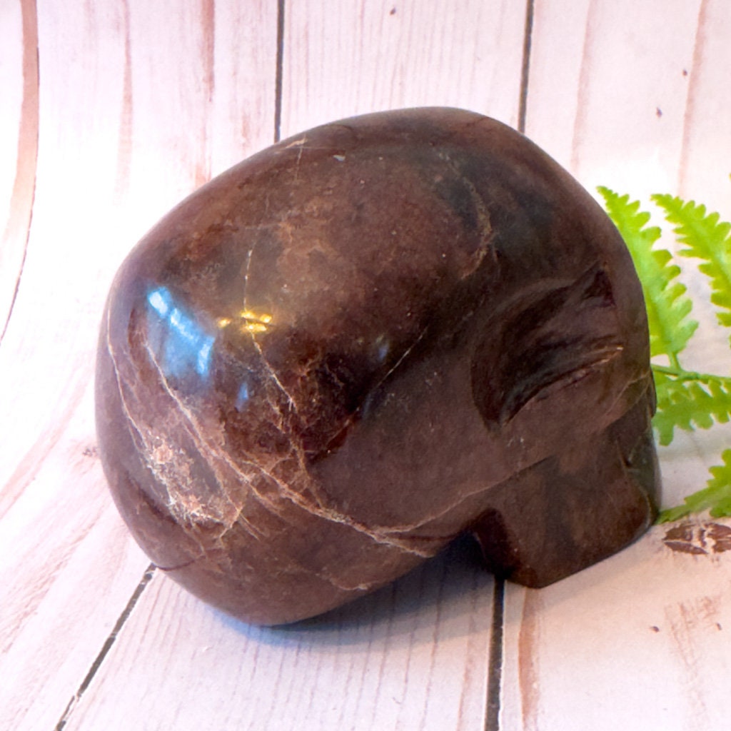 Large Garnet Skull, Beautifully Carved