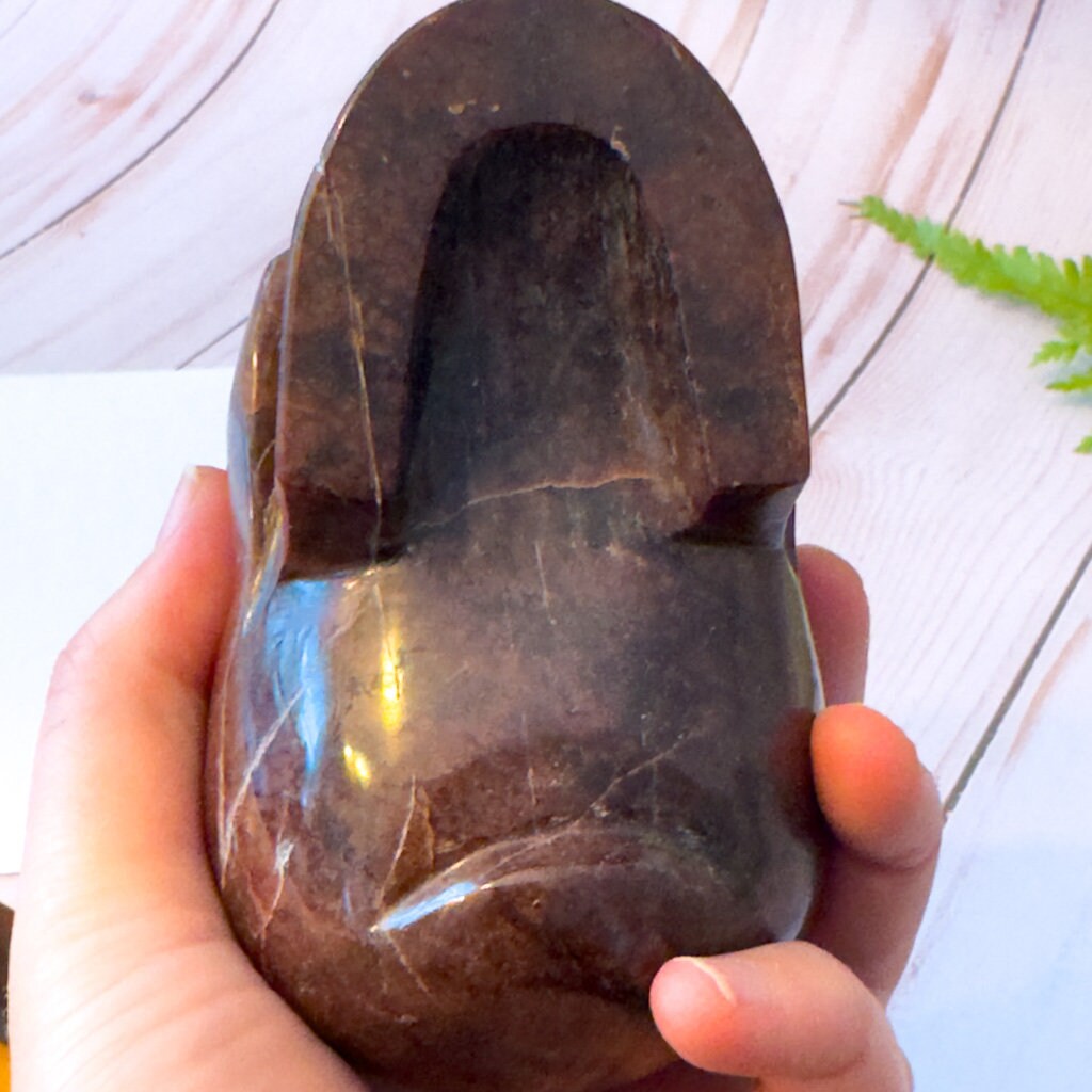 Large Garnet Skull, Beautifully Carved