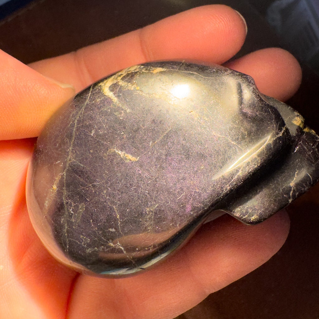 Dark Sugilite Igor de Souza crystal skull.