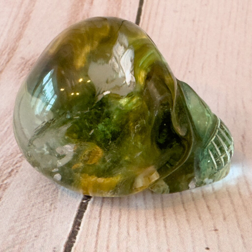 Amazing garden quartz skull carved by Igor de Souza
