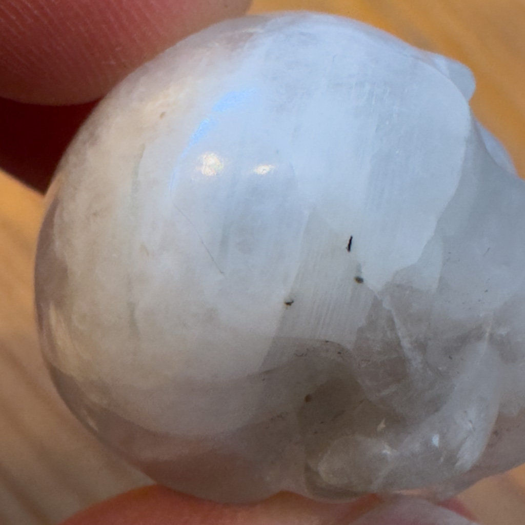 Blue Moonstone Skull lby Artifactual