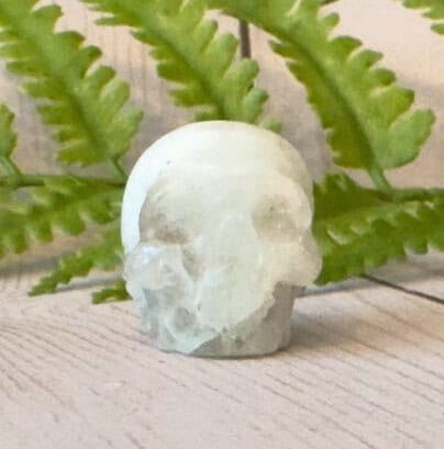 Blue Moonstone Skull lby Artifactual