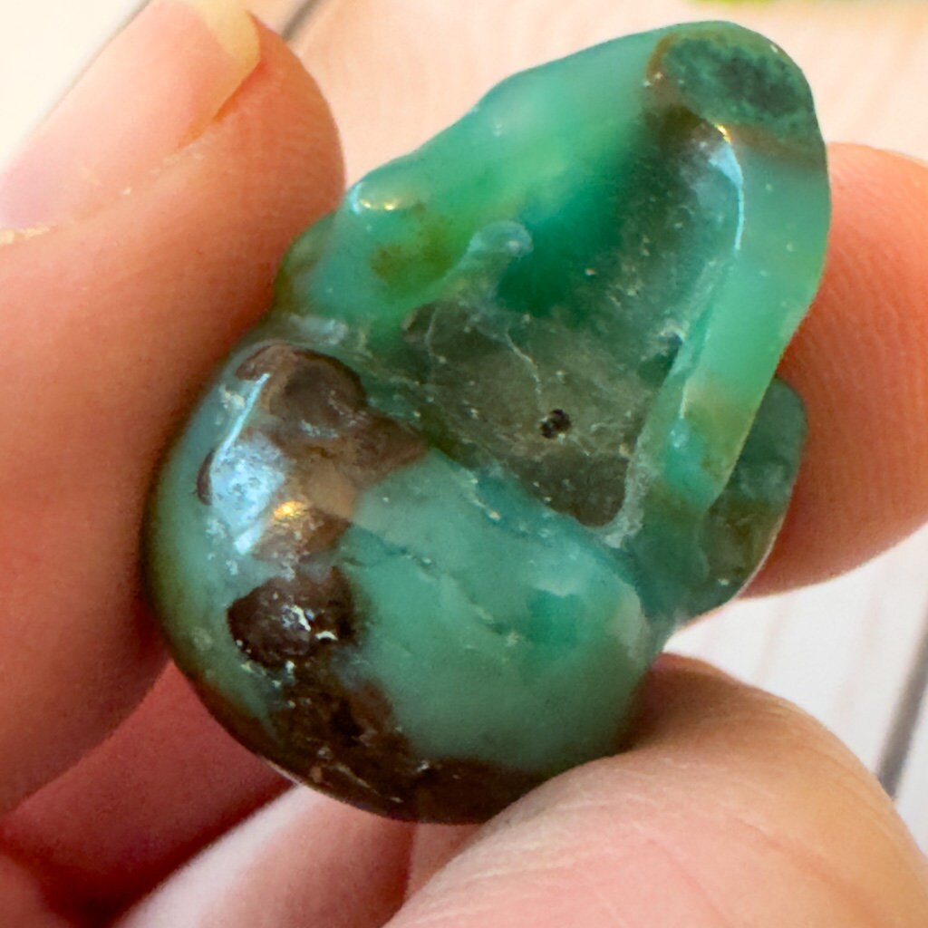 Outstanding Opalized Wood Skull by Artifactual