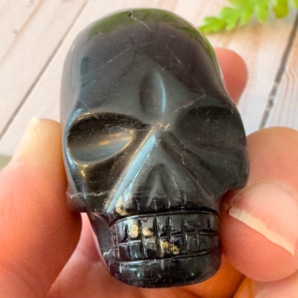 Dark Sugilite Igor de Souza crystal skull.