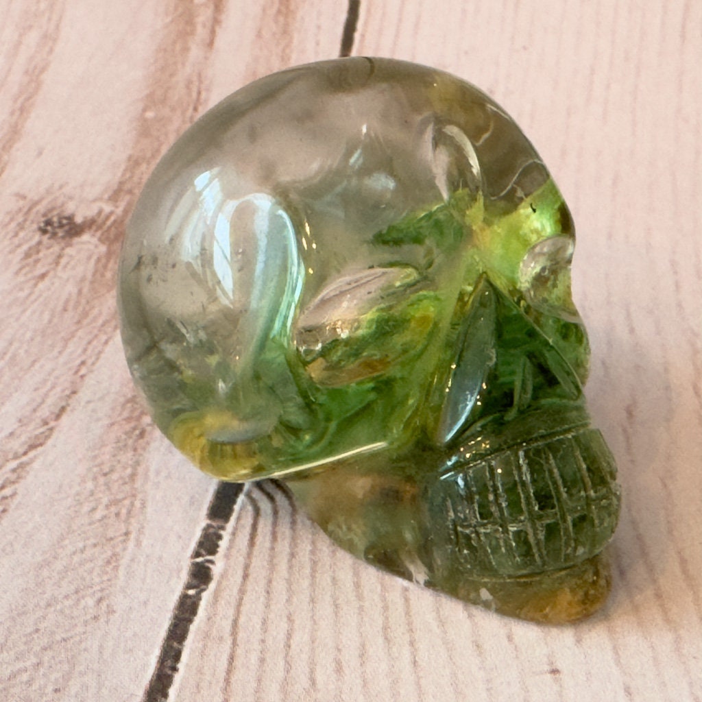 Amazing garden quartz skull carved by Igor de Souza