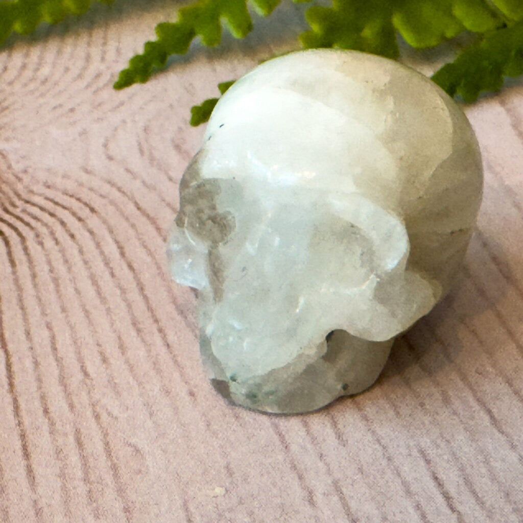 Blue Moonstone Skull lby Artifactual