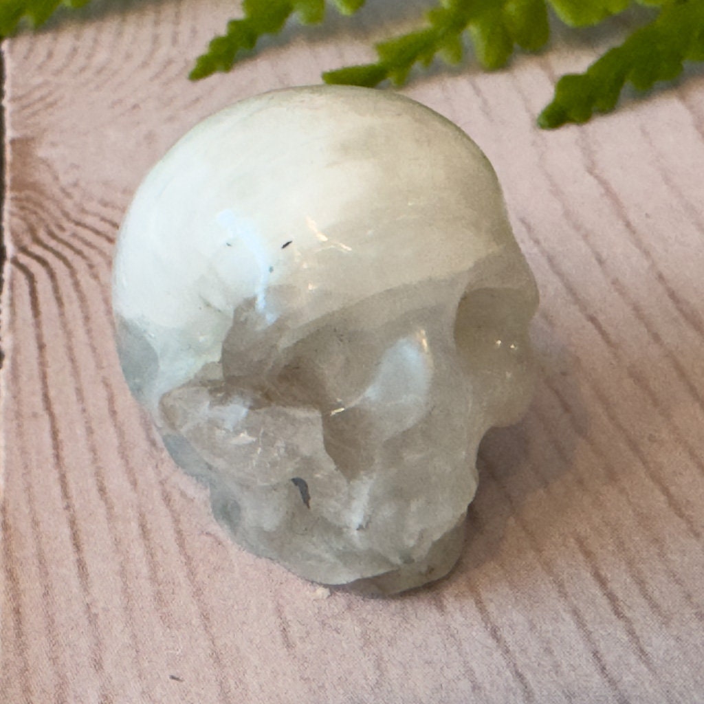 Blue Moonstone Skull lby Artifactual