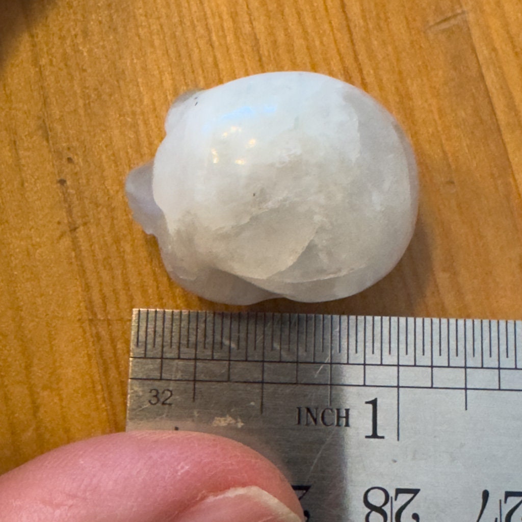 Blue Moonstone Skull lby Artifactual
