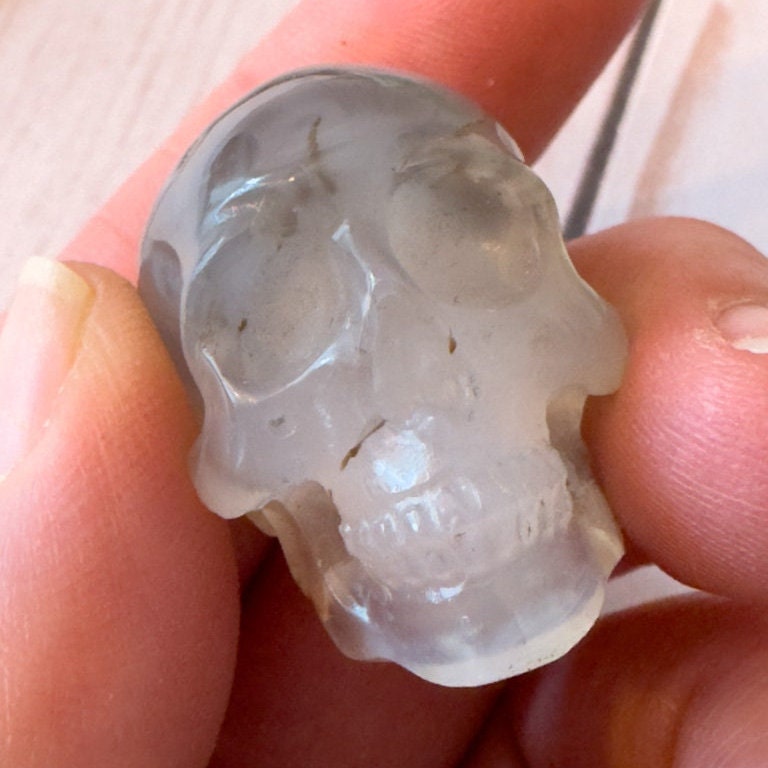 Adorable Agate Skull by Artifactual