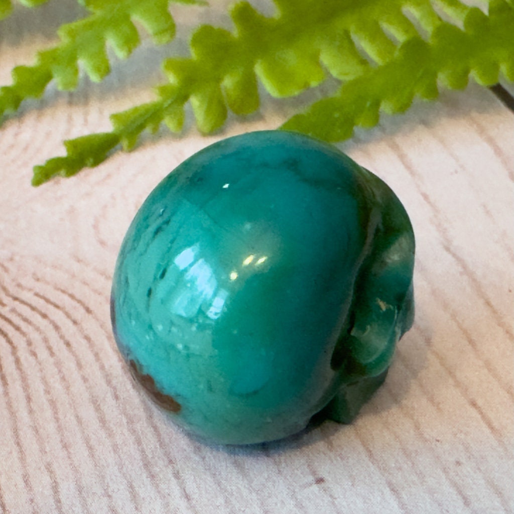 Outstanding Opalized Wood Skull by Artifactual