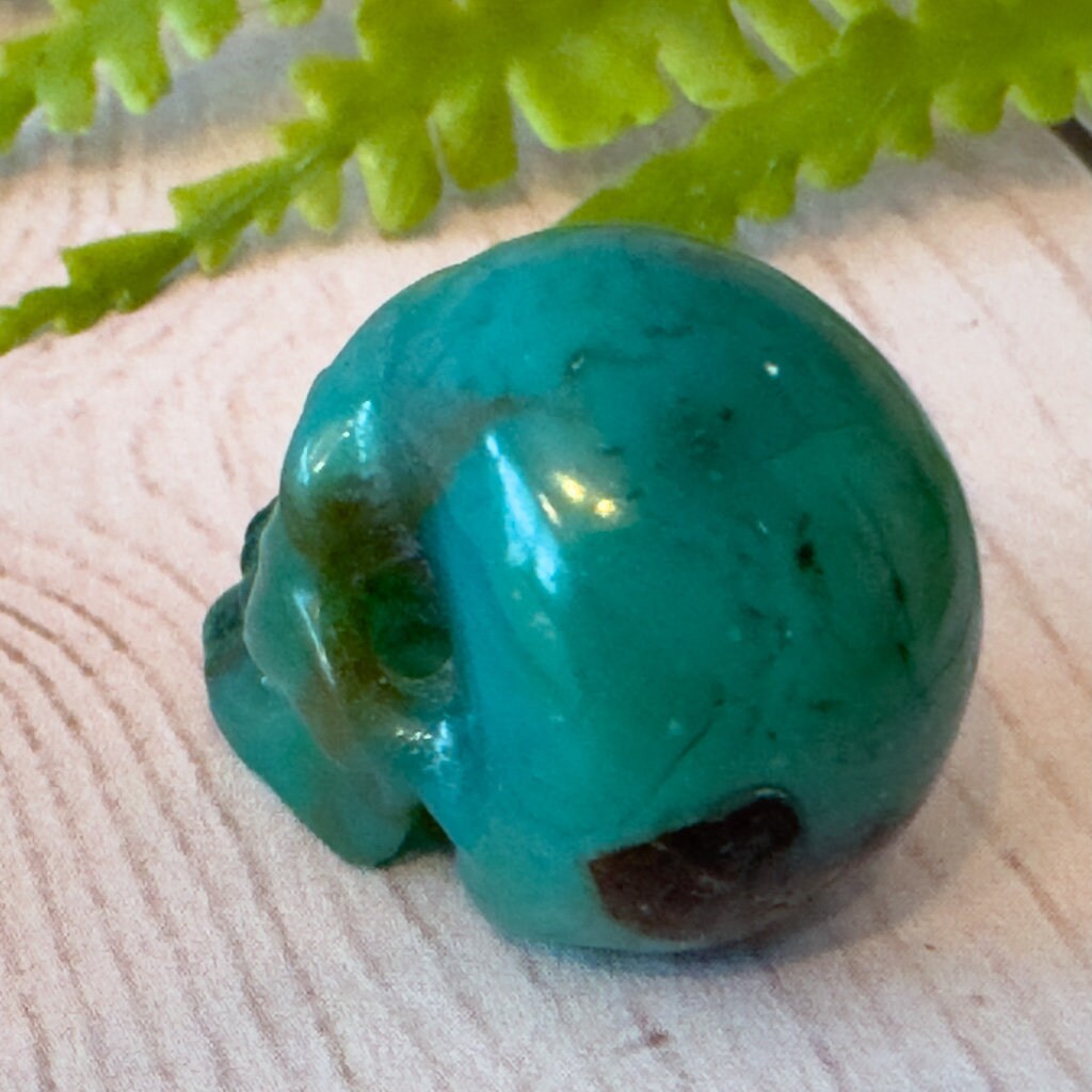 Outstanding Opalized Wood Skull by Artifactual