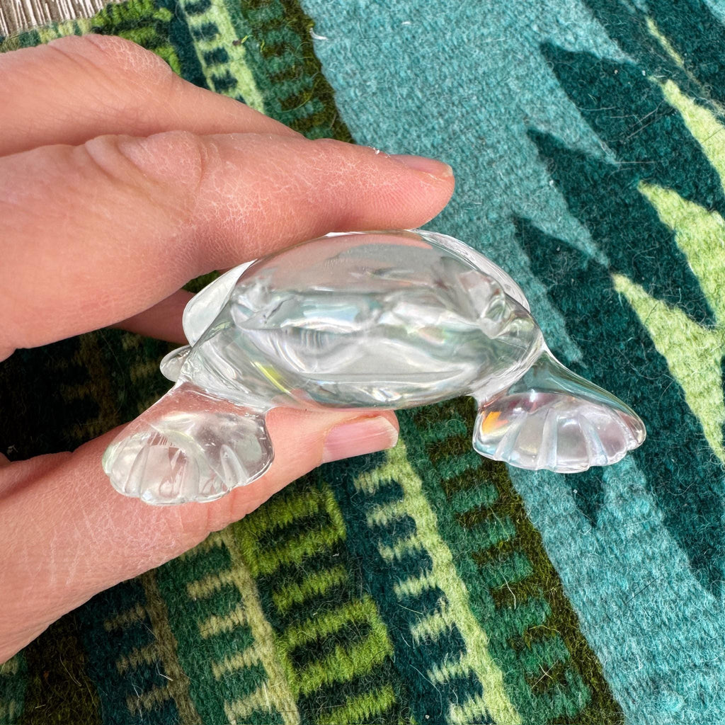 Clear Quartz Venturini Frog