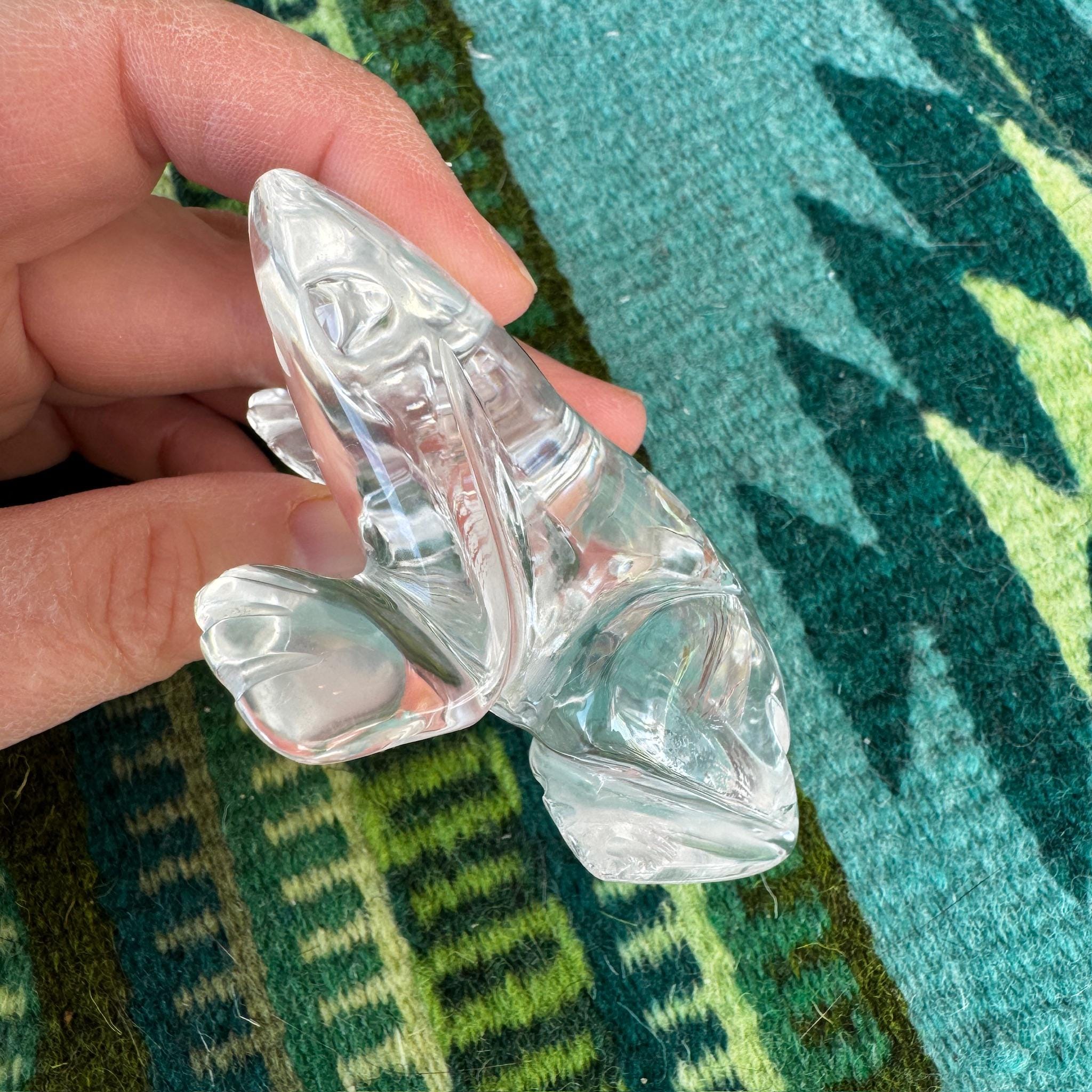 Clear Quartz Venturini Frog