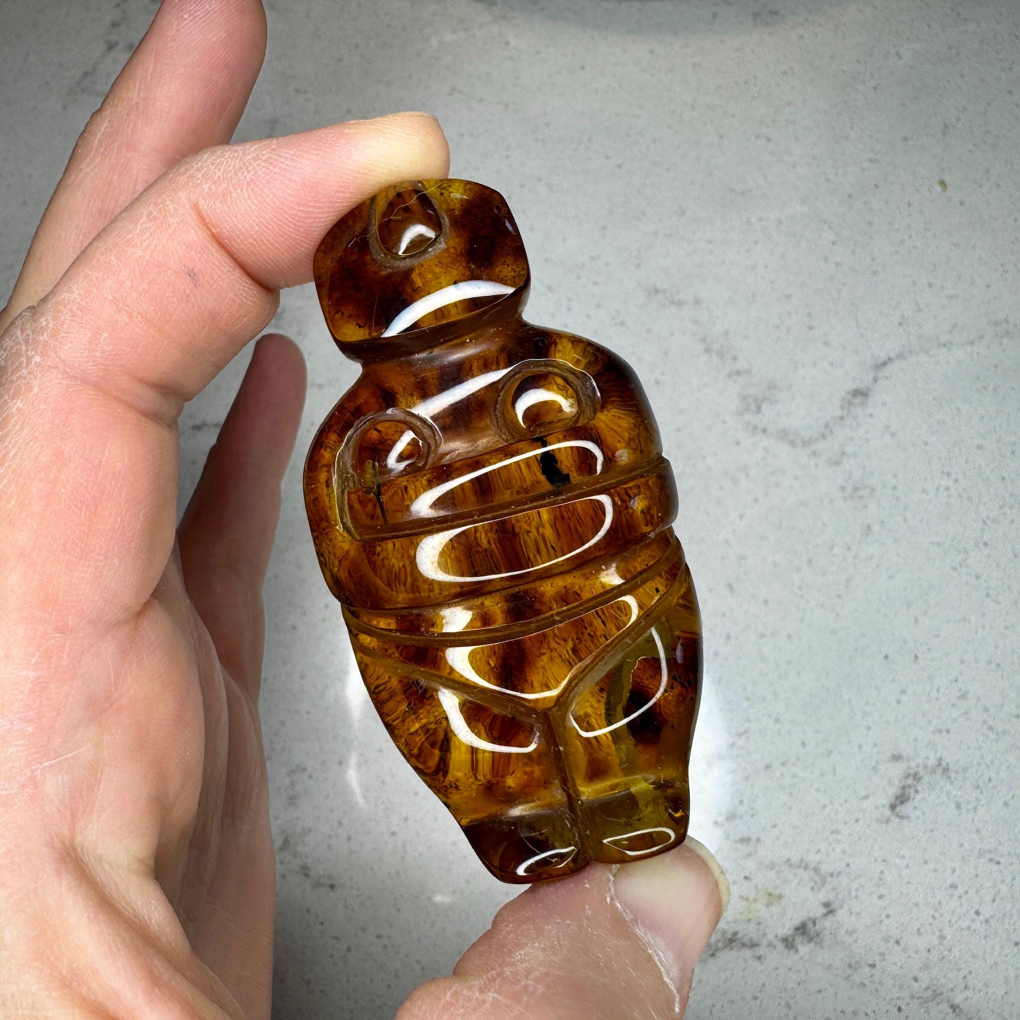 Amber Goddess Carving from Artifactual