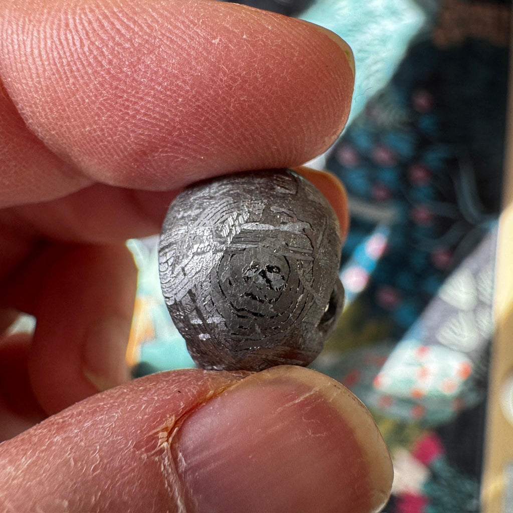 Small Detailed Gibeon Meteorite Skull from Artifactual