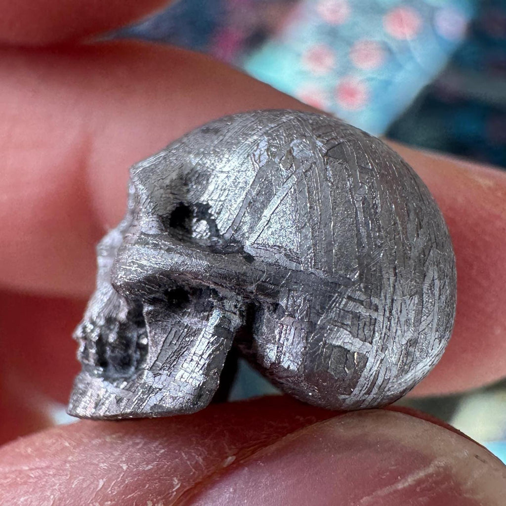Small Detailed Gibeon Meteorite Skull #3 from Artifactual