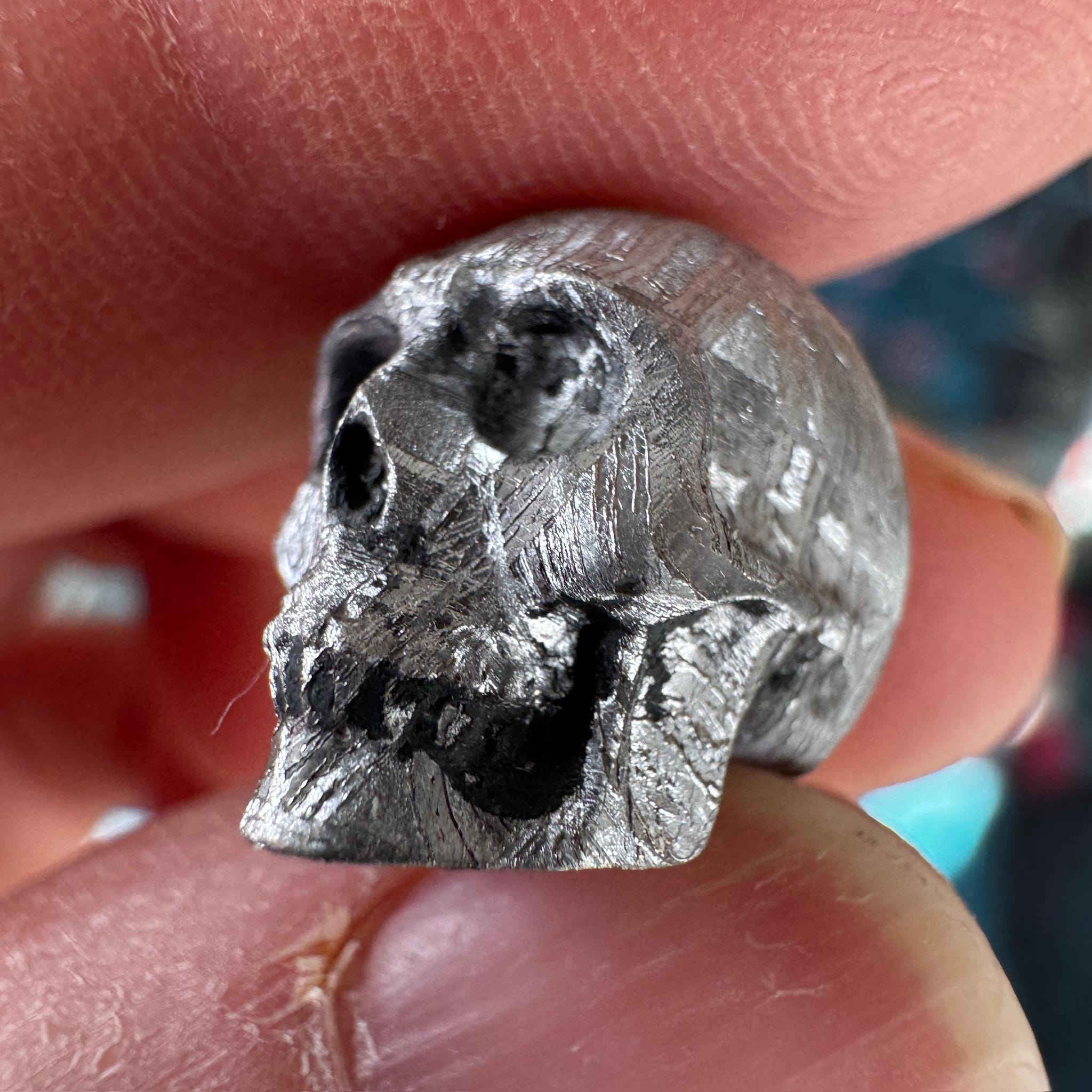 Small Detailed Gibeon Meteorite Skull #4 from Artifactual