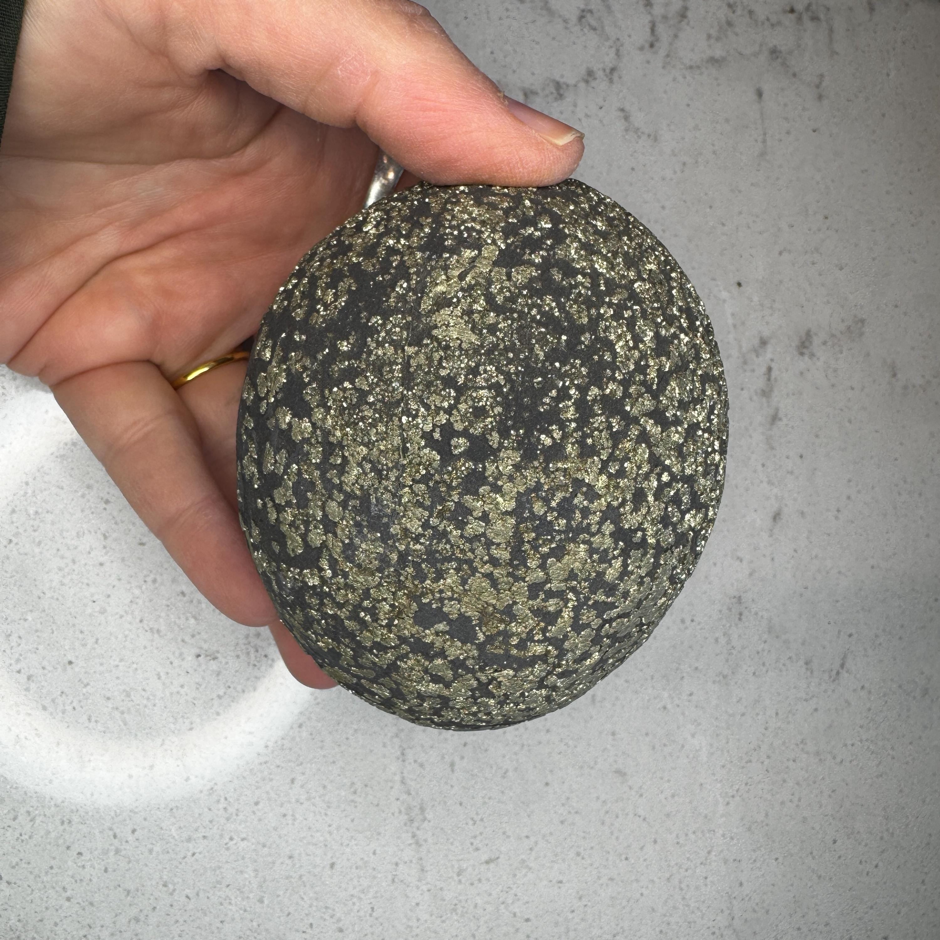Large Pyrite Concretion: Sedimentary Shaman Stone