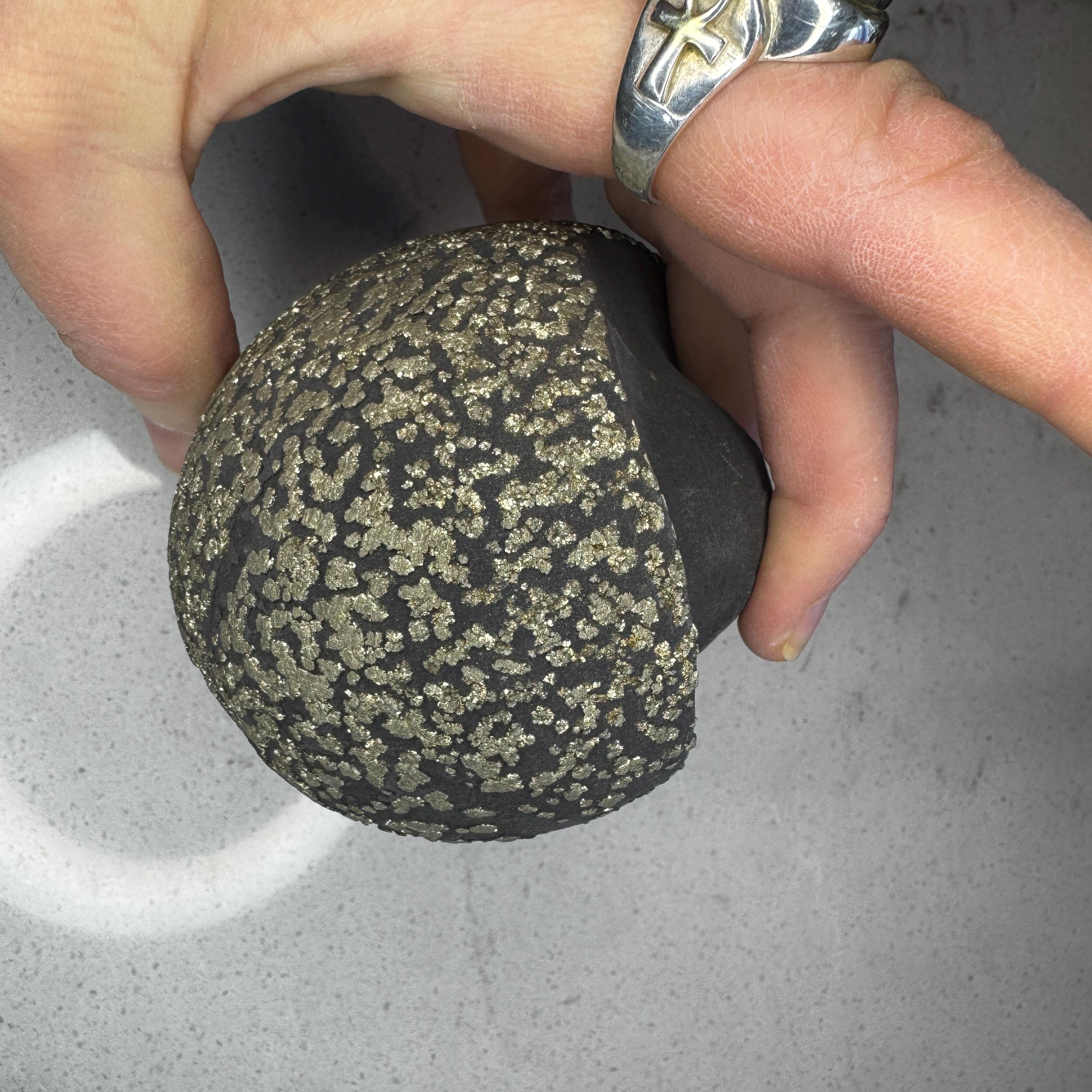 Large Pyrite Concretion: Sedimentary Shaman Stone