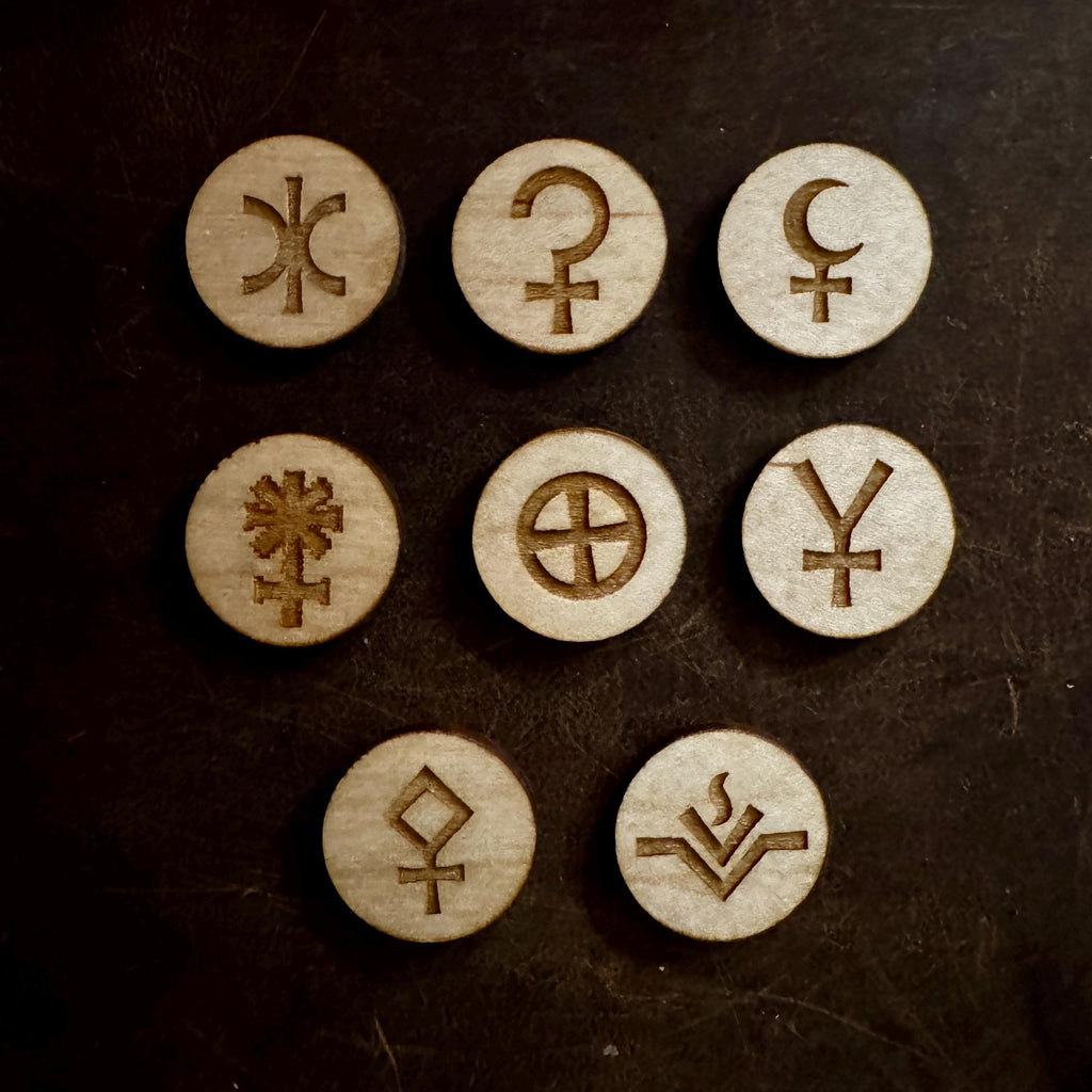 Asteroid Coins for Natal Chart Set