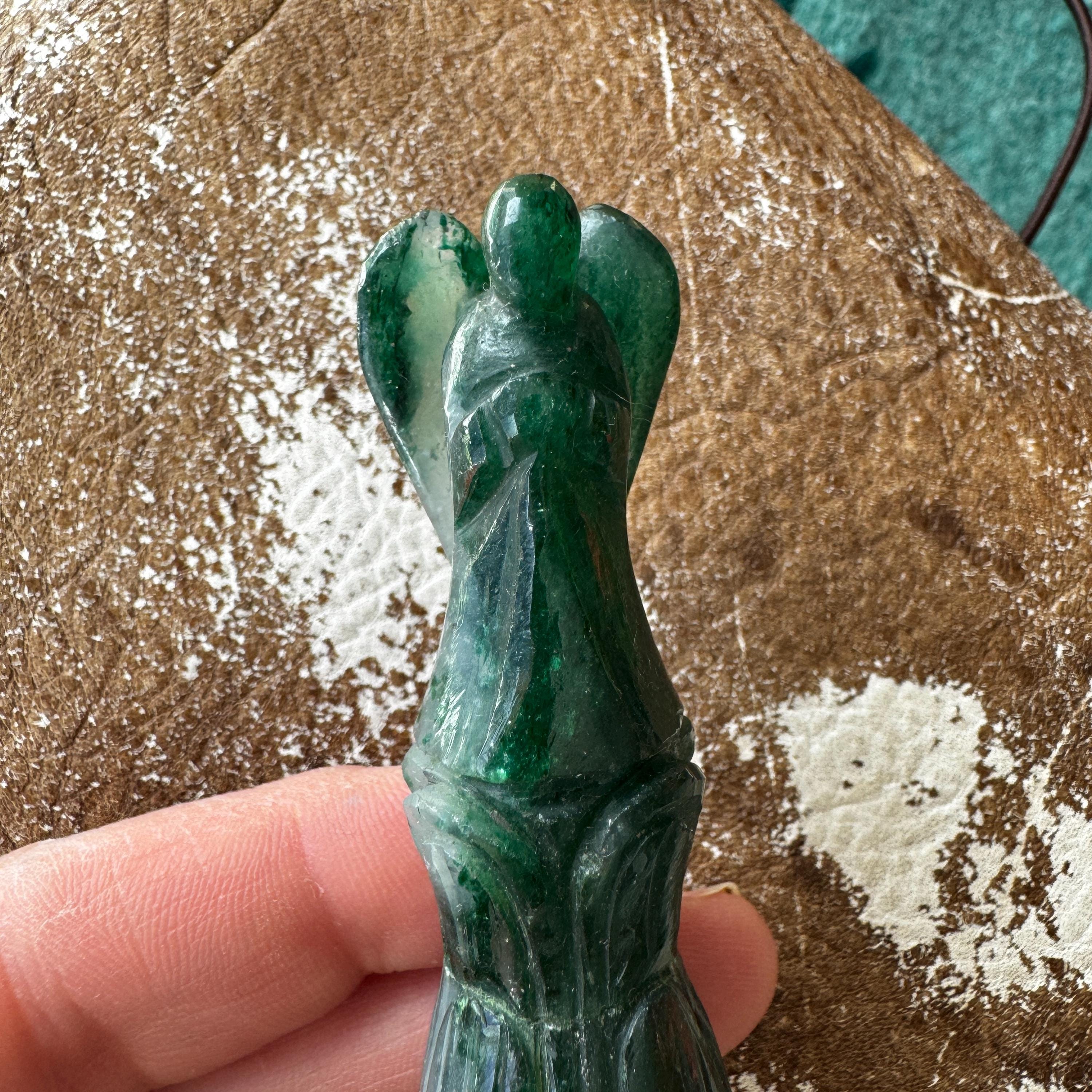 Green Aventurine Angel Wand