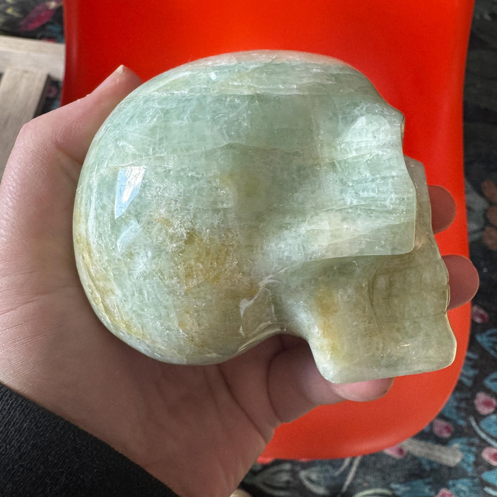 Walmere Carved Aquamarine Crystal Skull
