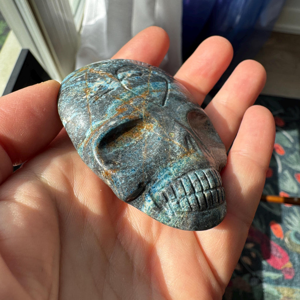 Azurite Leandro De Souza Palm Skull