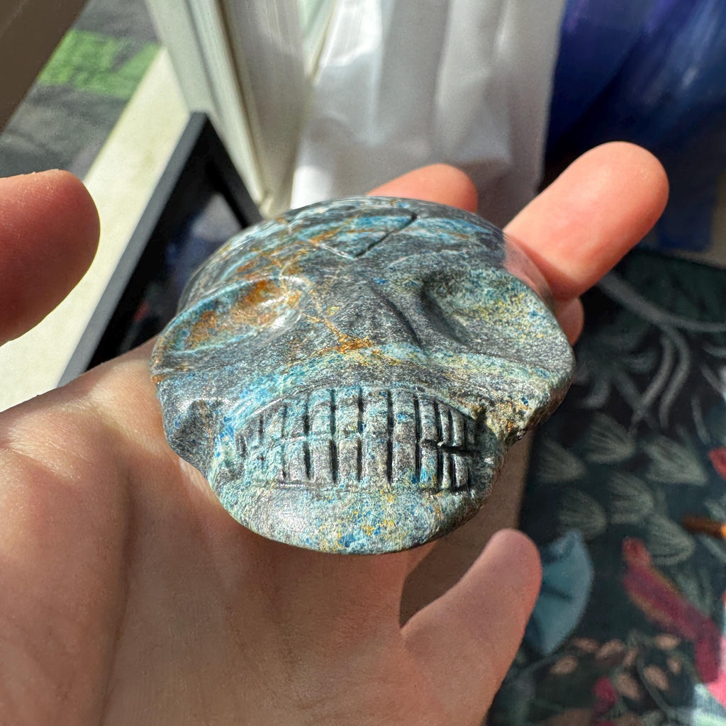 Azurite Leandro De Souza Palm Skull