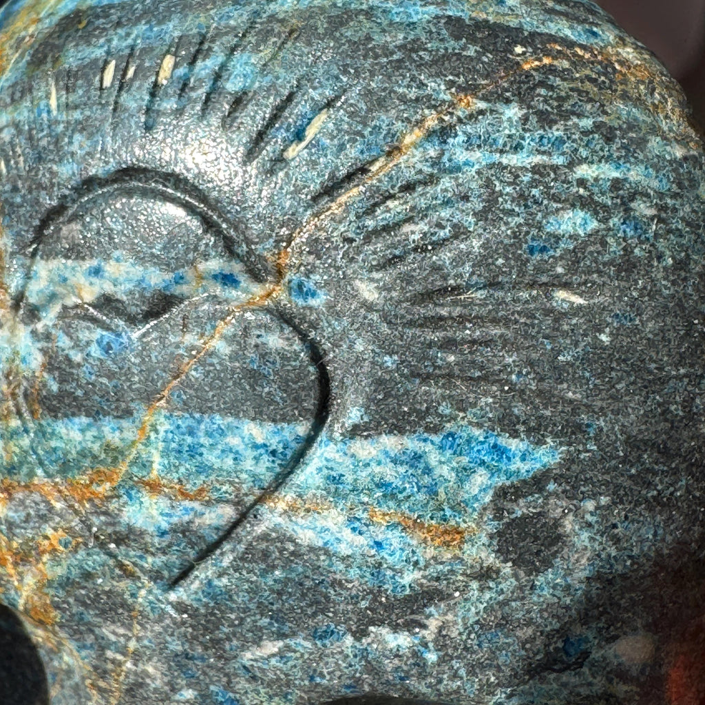 Azurite Leandro De Souza Palm Skull