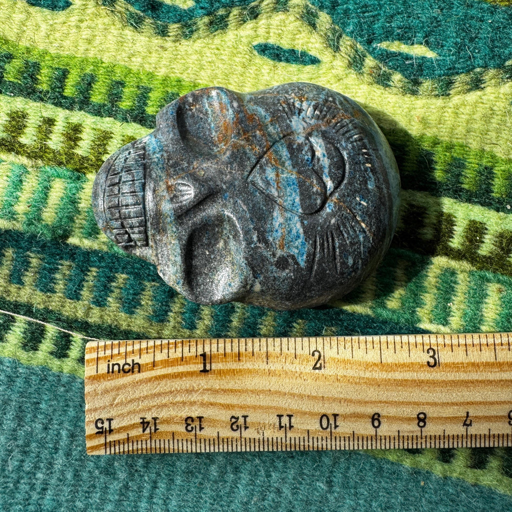 Azurite Leandro De Souza Palm Skull