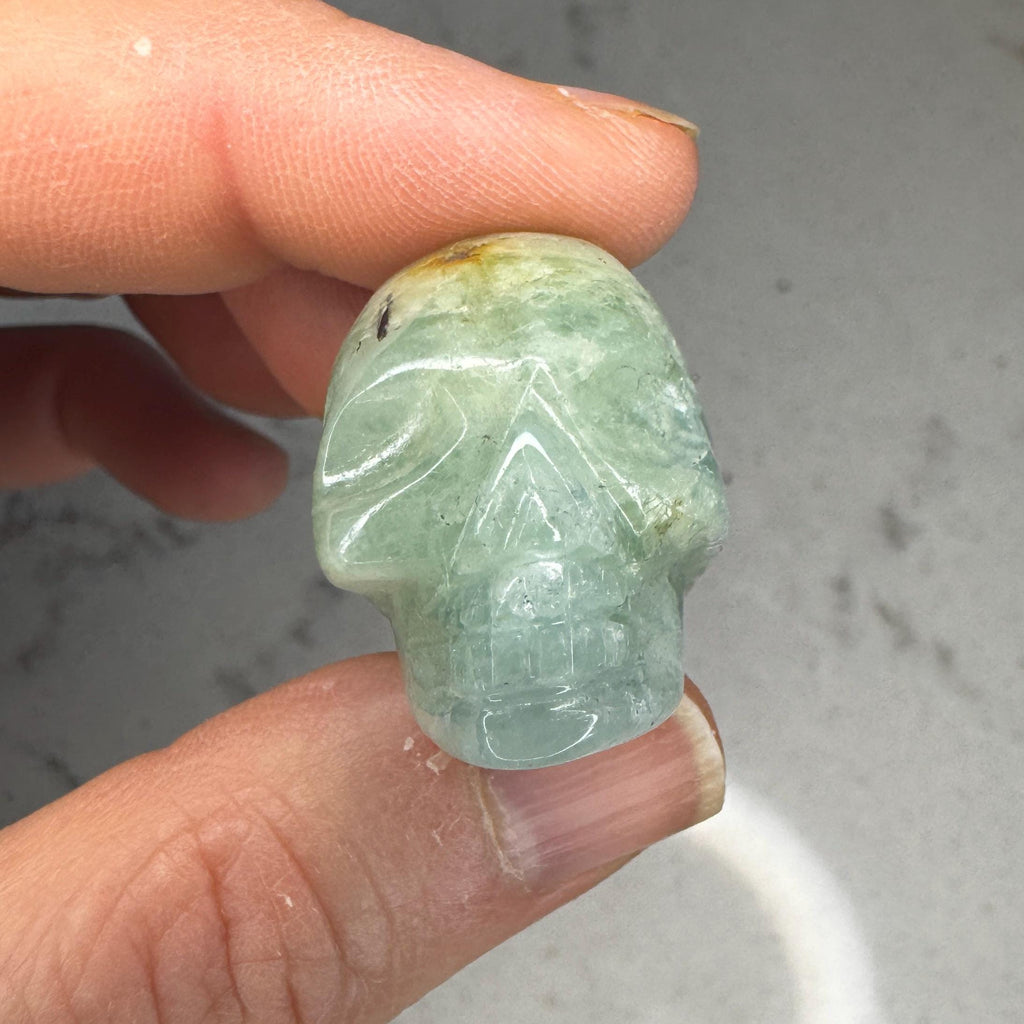 Aquamarine Traveller Igor De Souza Crystal Skull