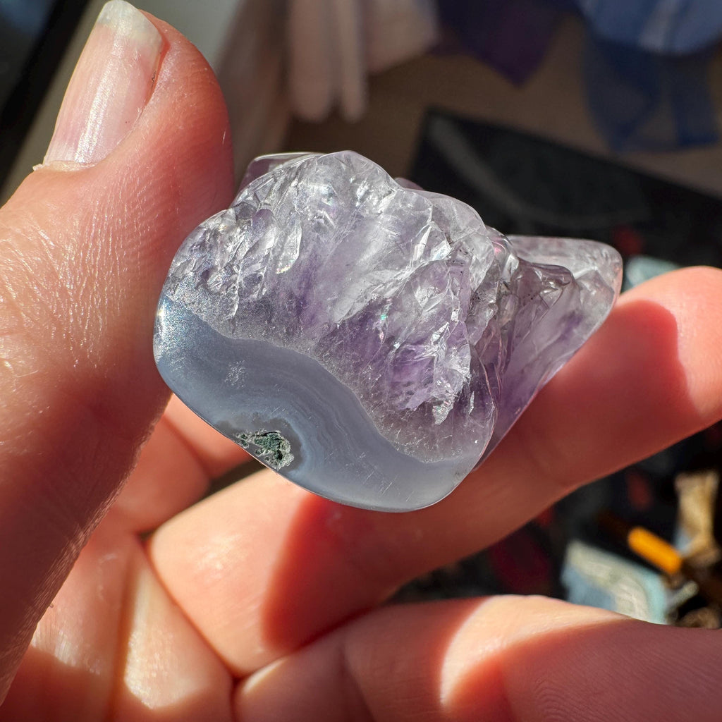 Amethyst Points in Matrix Igor De Souza Crystal Skull