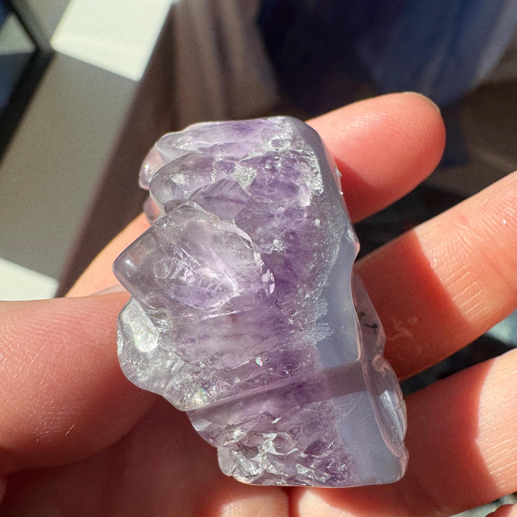 Amethyst Points in Matrix Igor De Souza Crystal Skull
