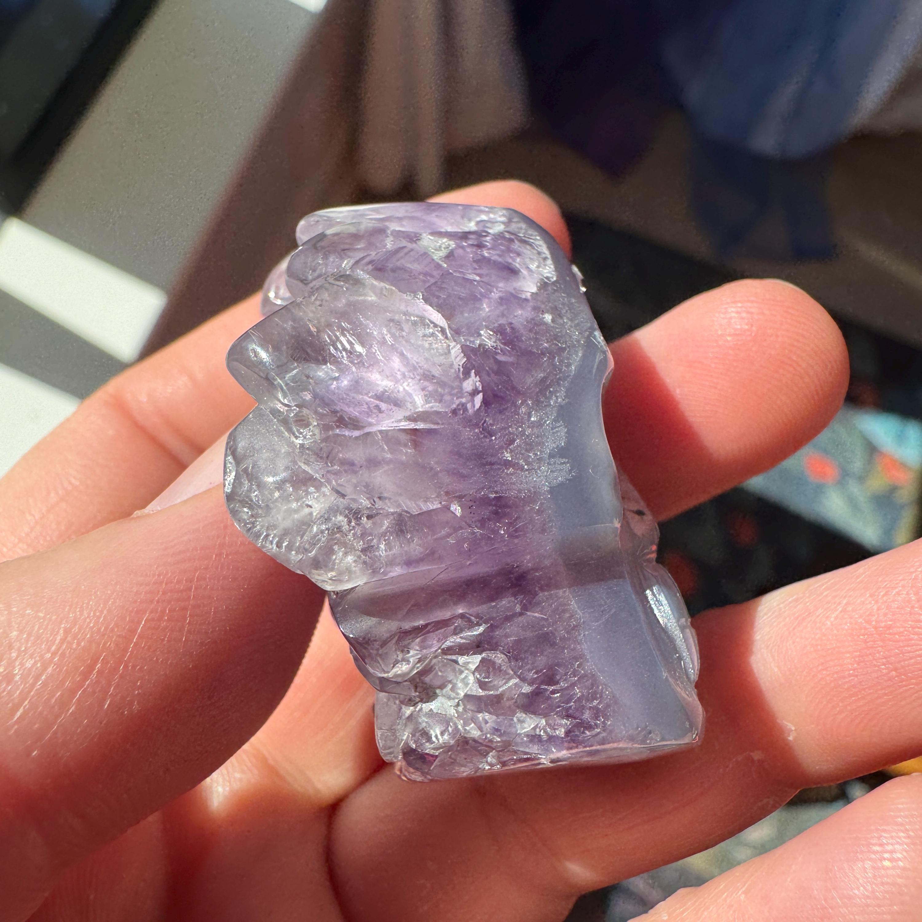 Amethyst Points in Matrix Igor De Souza Crystal Skull