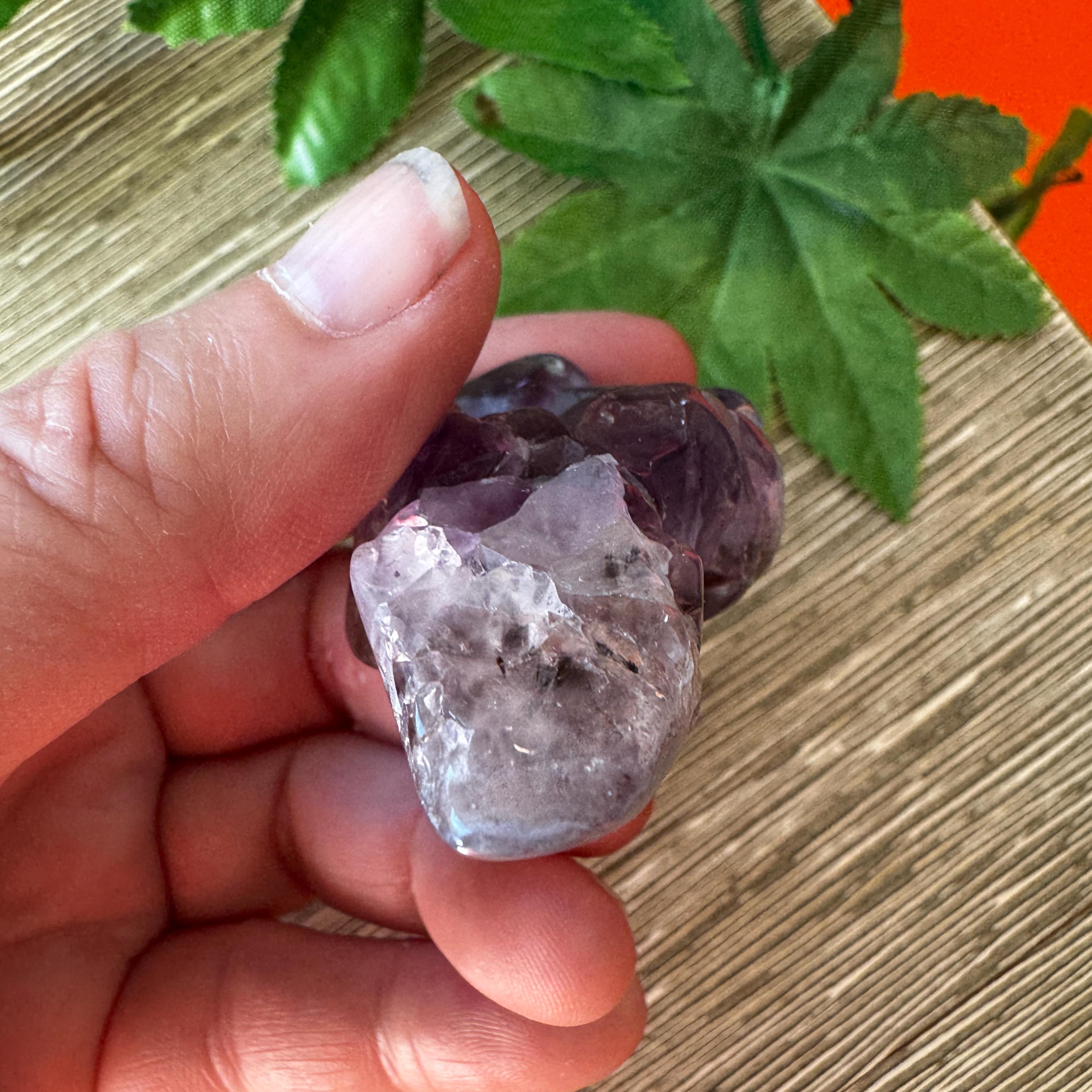 Amethyst Points in Matrix Igor De Souza Crystal Skull