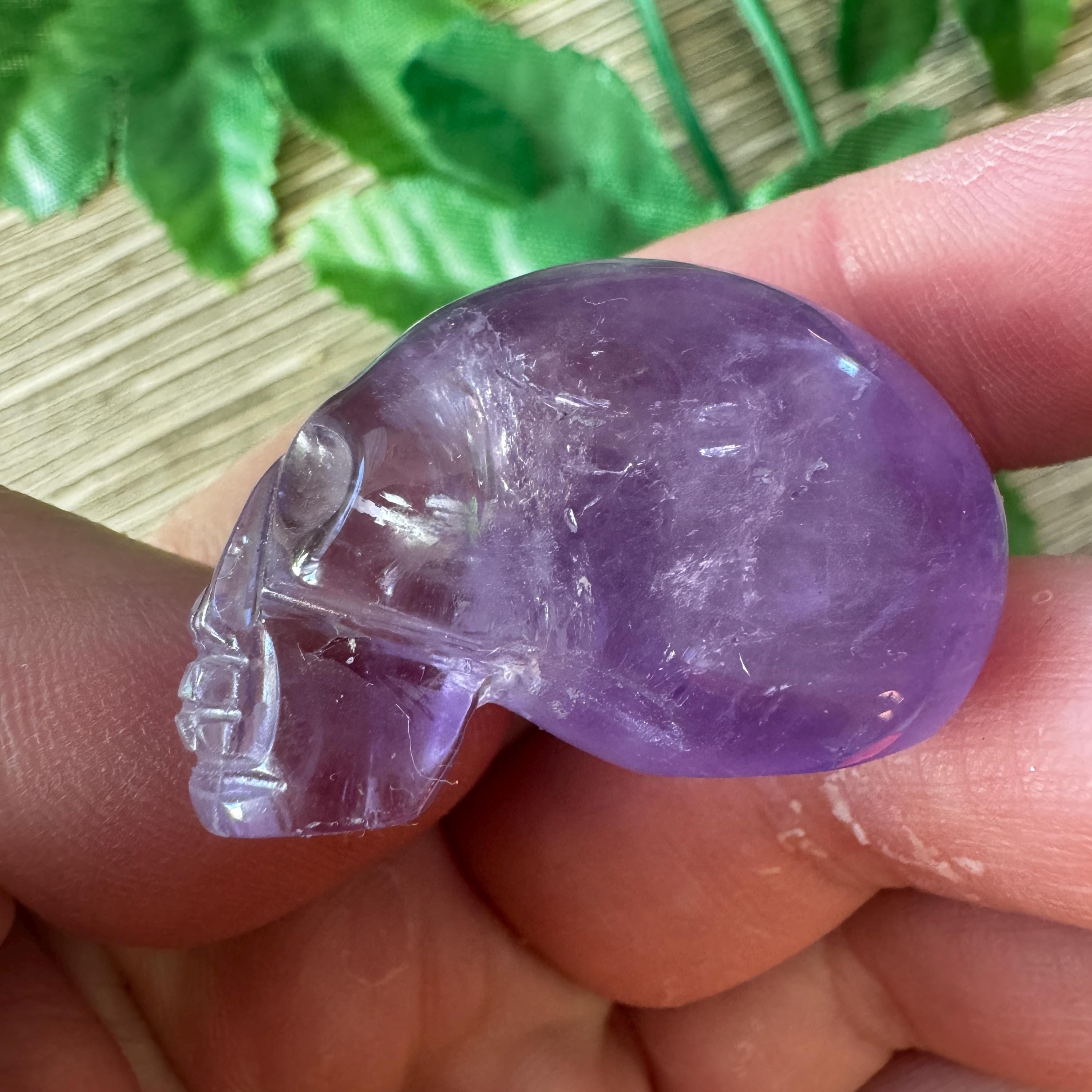 Amethyst Elongated Igor De Souza Crystal Skull