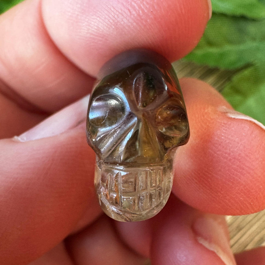 Tiny Elongated Citrine Igor De Souza Crystal Skull