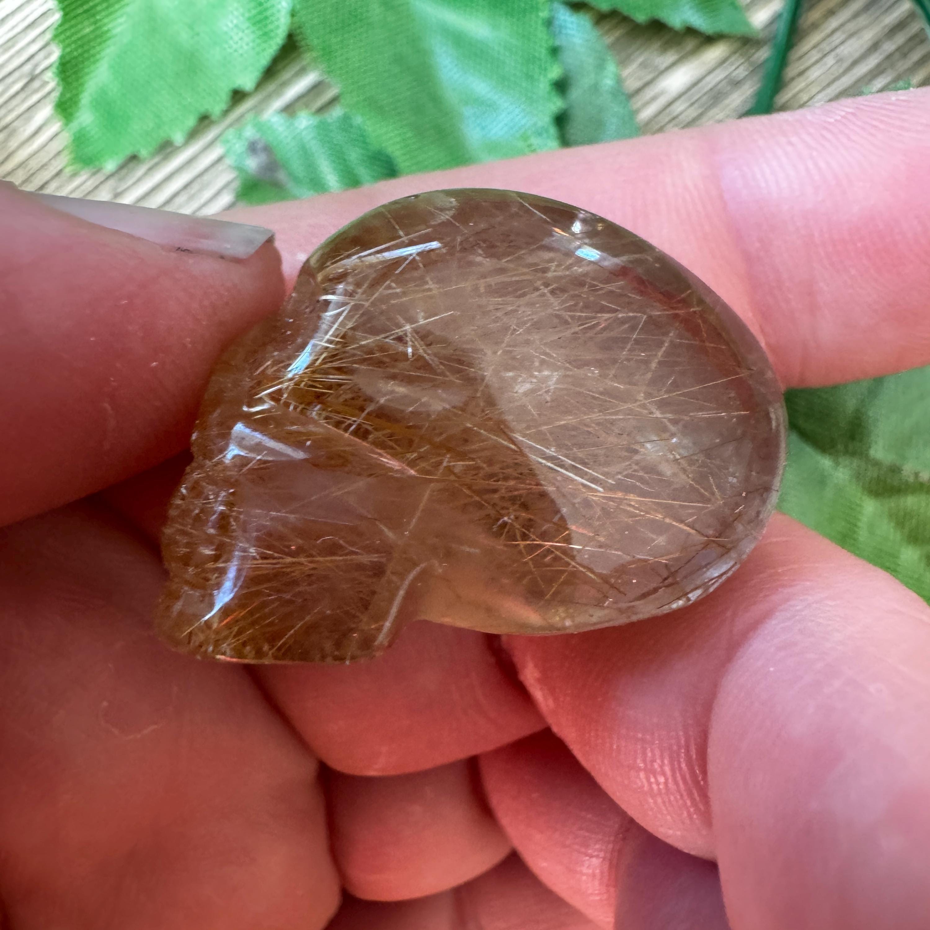 Golden Rutile Igor De Souza Crystal Skull