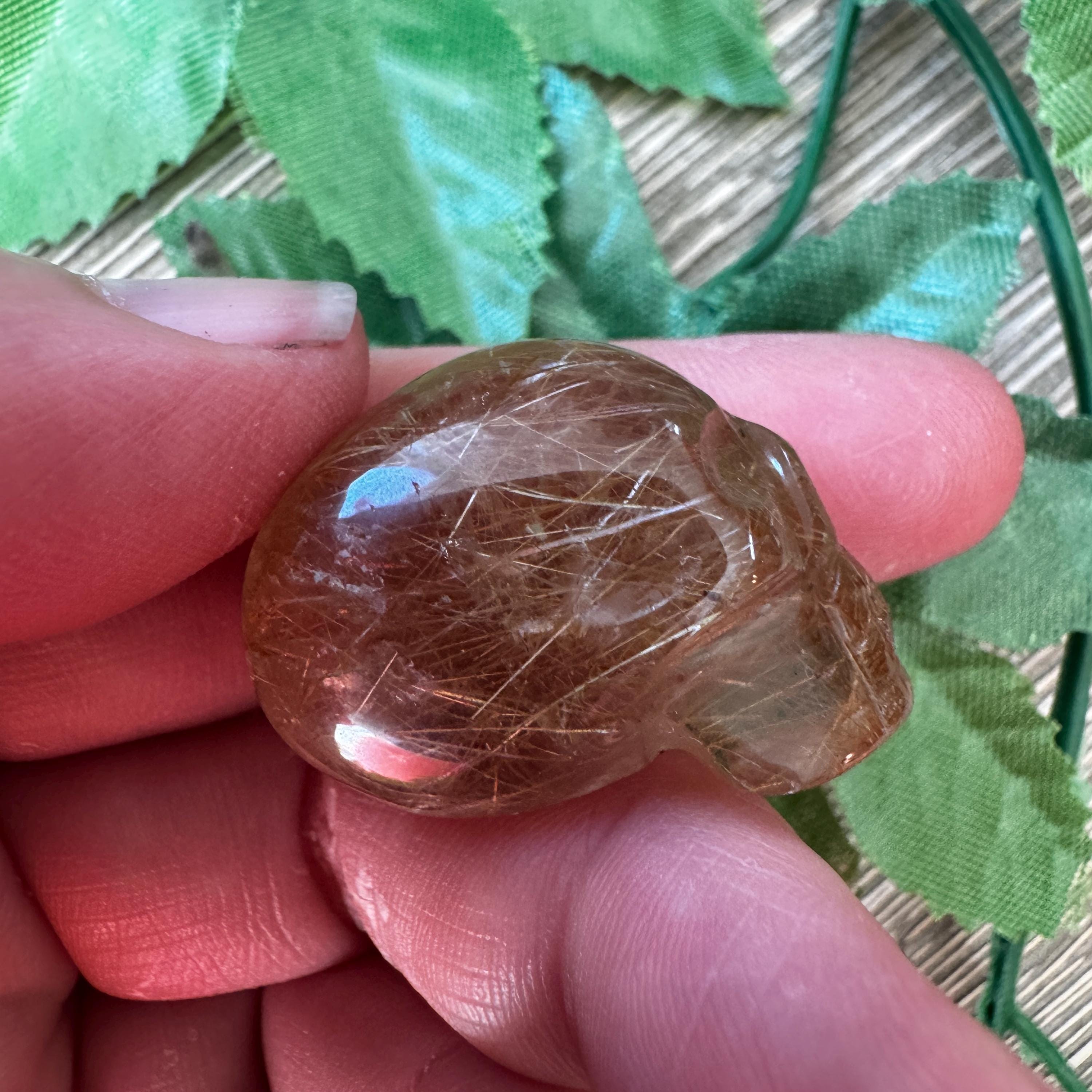 Golden Rutile Igor De Souza Crystal Skull