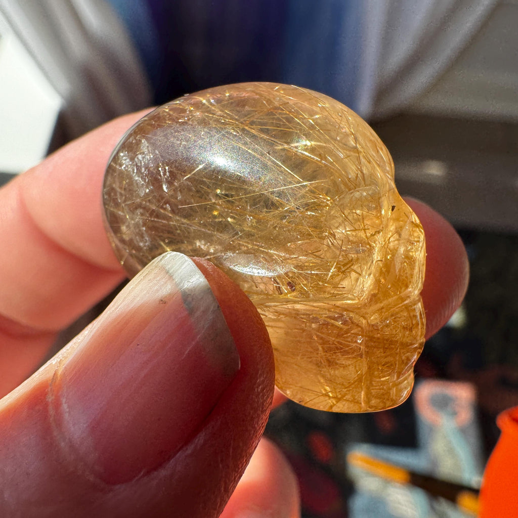 Golden Rutile Igor De Souza Crystal Skull