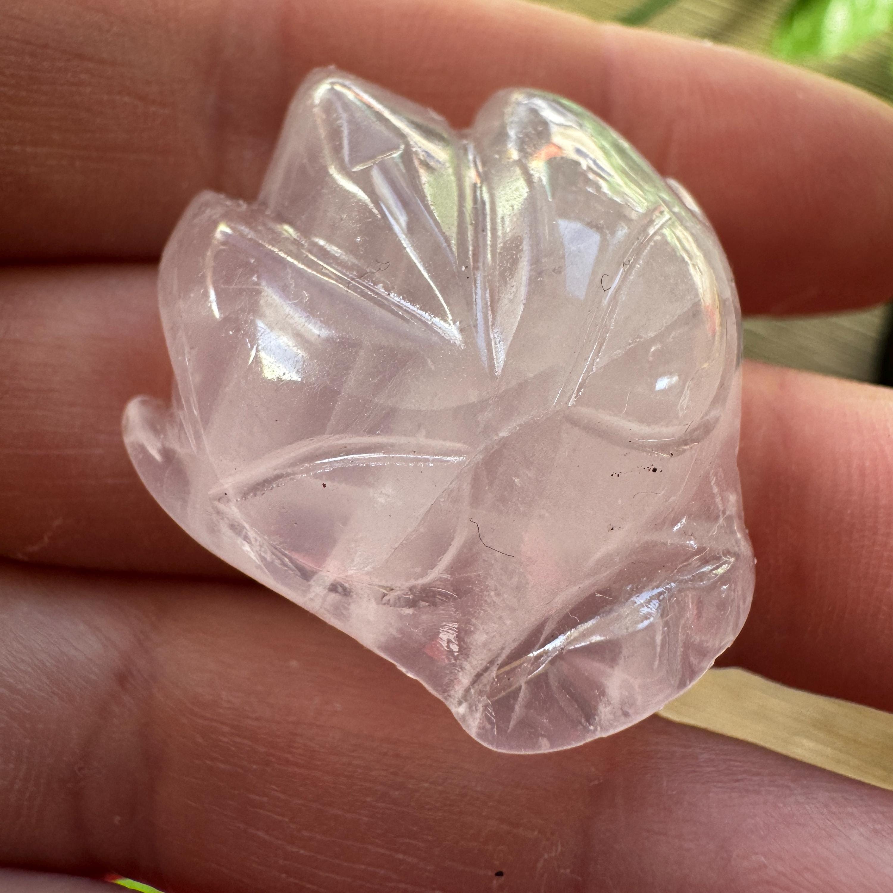 Tiny Rose Quartz Leandro De Souza Dragon Skull